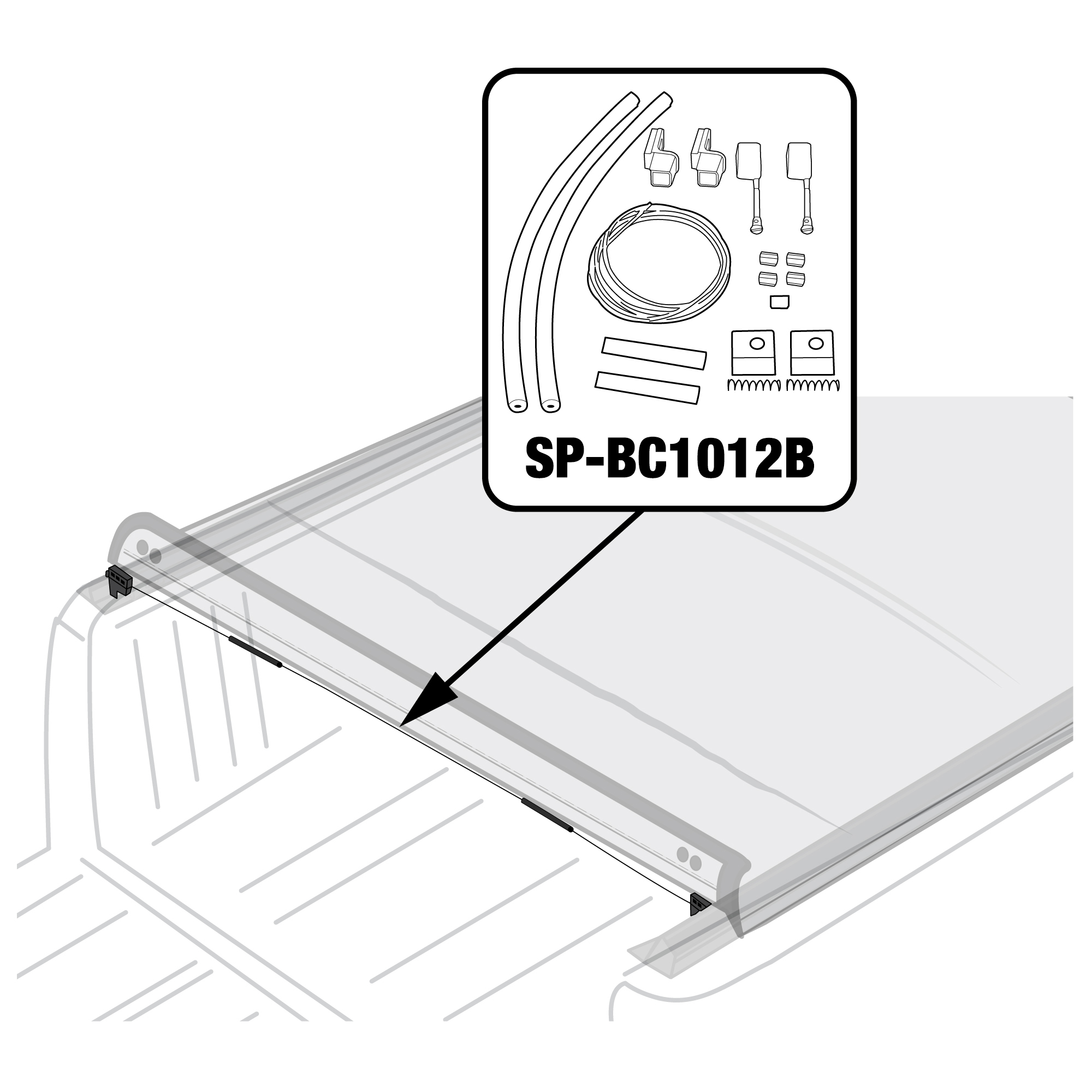 For T1 - Latch System Assembly | V1 - Check Serial # | SP-BC1012B