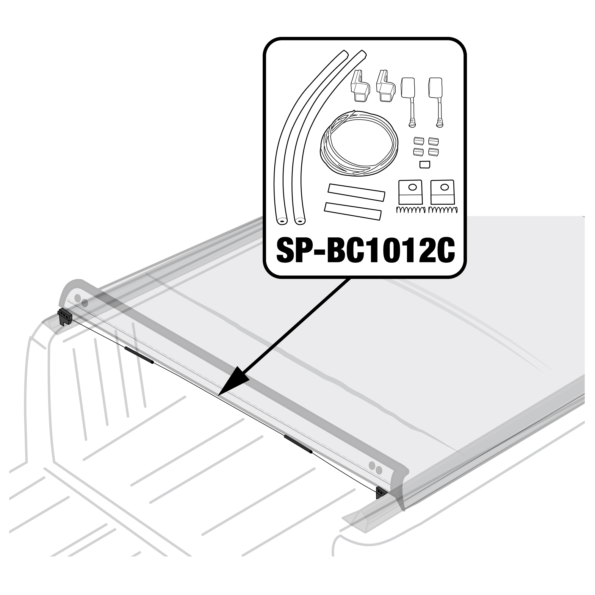 For T1 - Latch System Assembly | V3 - Check Serial # | SP-BC1012C