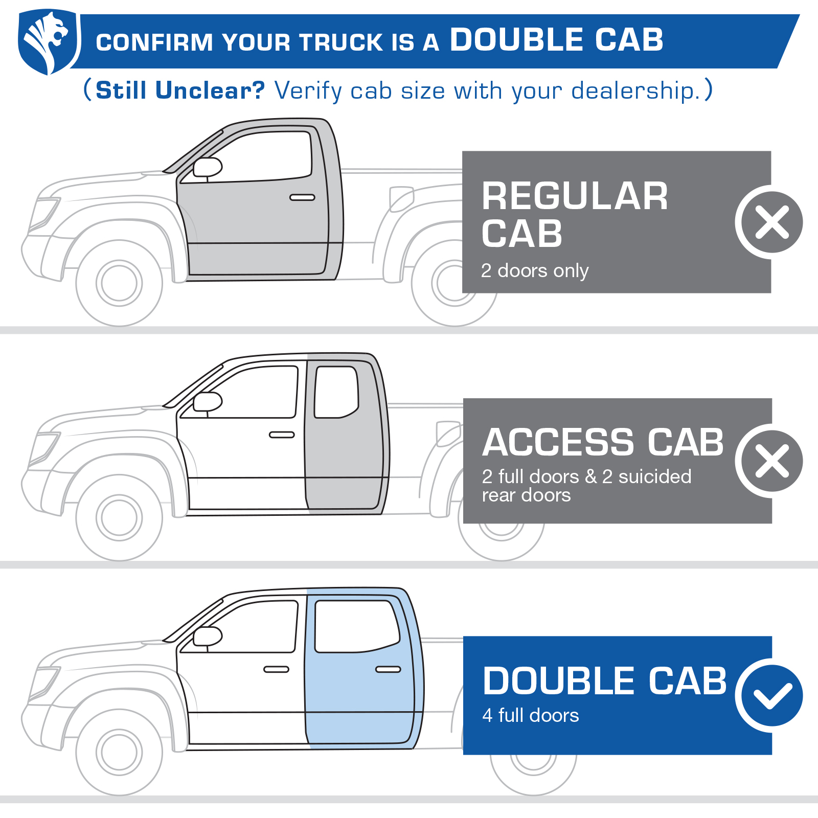 TYGER Access fit 2024-2025 Toyota Tacoma (Fits Hybrid) | Double Cab