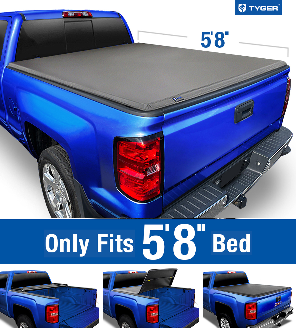 T3 Soft Tri Fold Fit 2014 2018 Silverado Sierra 1500 2019 Ld Limited 5 8 Bed Tg Bc3c1006