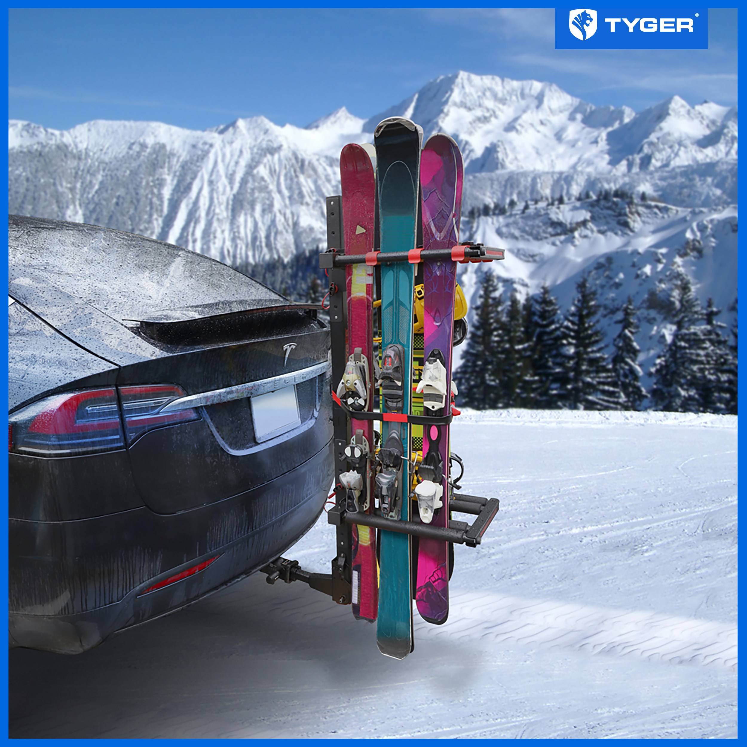 Tyger Auto TG-RK1B707B-parent TYGER Ski ＆ Snowboard Rack TG-RK1B707B 通販 