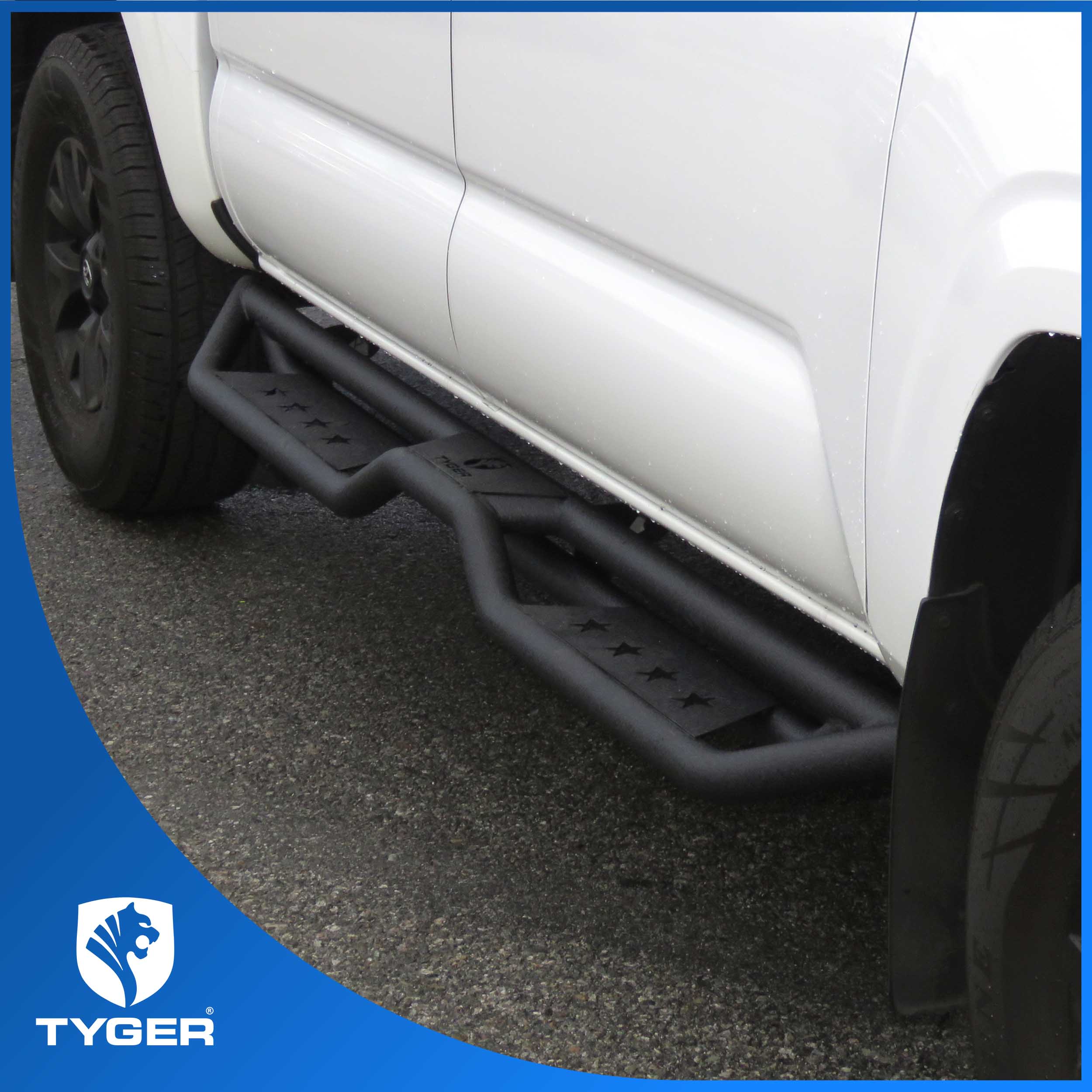 TYGER Star Strider fit 2005-2023 Toyota Tacoma | Double Cab