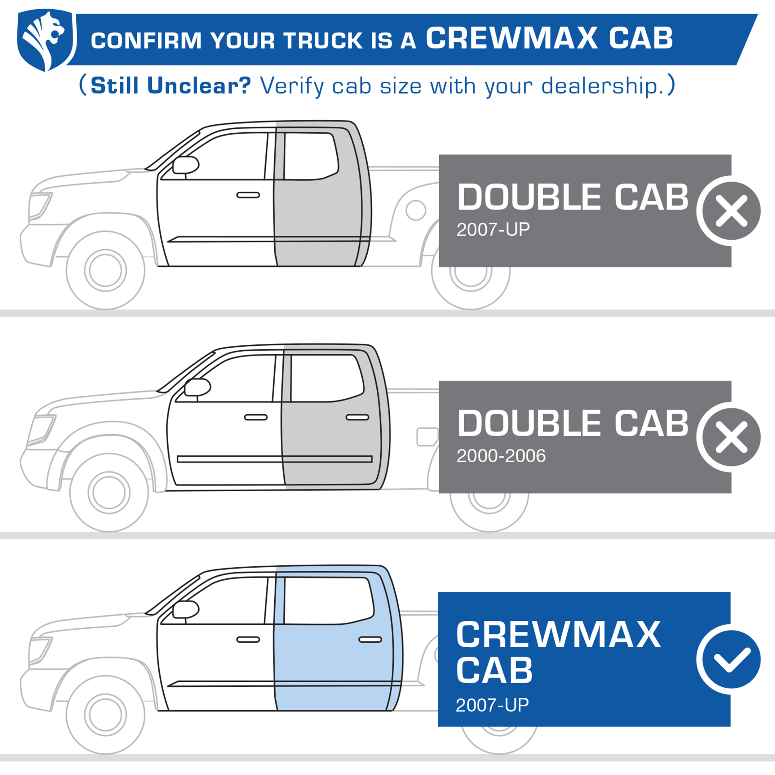 Tyger Trax fit 2007-2021 Toyota Tundra | CrewMax